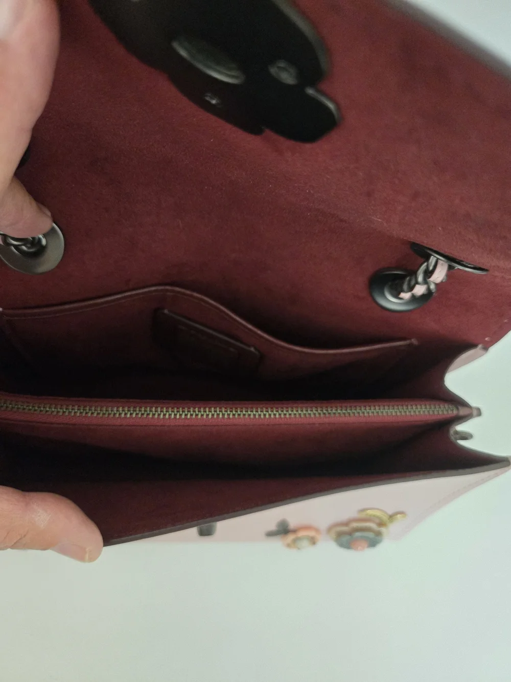 Coach Parker Tea Rose Shoulder Bag